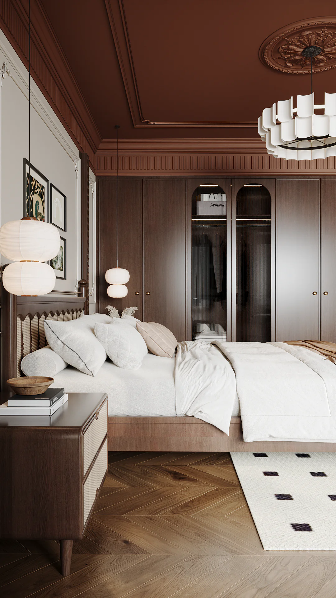 French Style Bedroom — chaise corner