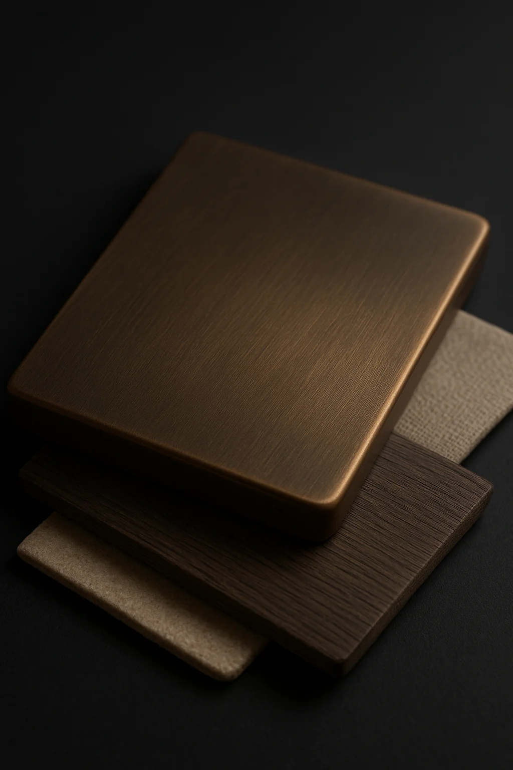 Metal · Brushed bronze — material reference